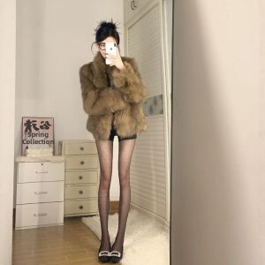 CHANGTONG | Elegant Unique Fox Fur Like Eco-friendly Fur Outerwear