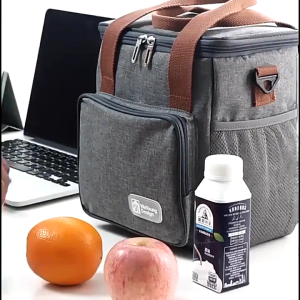 🔥 Thermal Portable Lunch Bag Picnic Food Cooler Double Layer Insulated Case Durable Waterproof Office Lunch Boxes