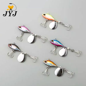 7g 10g 14g 5pieces Rotating Metal VIB vibration Bait Spinner Spoon Lures Jigs Trout Winter Fishing Hard Baits Tackle Pesca