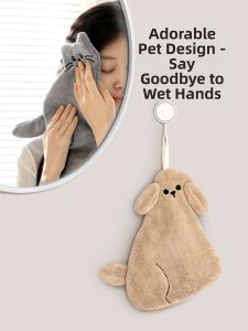 FaSoLa | Cute Cartoon Kitchen Towel Thick Absorbent Quick-Dry