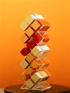 Lipstick Holder Display Stand Cosmetic Organizer Make-up Storage Box Lip Gloss Storage