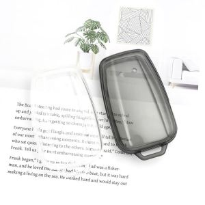 Transparent TPU Car Key Case for Toyota Camry CHR Corolla RAV4 Avalon Land Cruiser Prado Prius Remote Shell Fob Cover Holder
