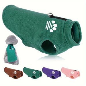 Pet Clothing Autumn And Winter Dog Clothing New Pet Fleece Clothing Can Pull Warm Vests