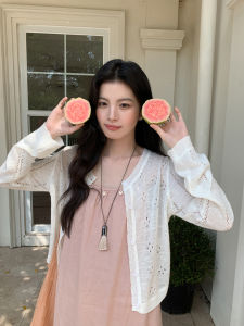 Summer Lightweight See-Through Knit Cardigan