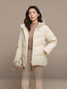 BOSIDENG | 90 Down Insulated Thicken Hooded Womens Padded Jacket