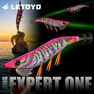 LETOYO EXPERTONE 135mm 18.5g Glow Squid Jig Luminous Squid Bait Artificial Bait Cuttlefish Webfoot Octopus Lure Sea Fishing Lure