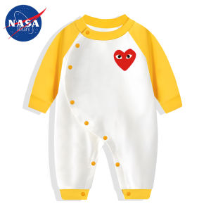 NASA Love Brand Baby Romper Suit Long Sleeve Pure Cotton Black Newborn Baby Crawling Suit Winter Childrens Clothing Infant Outfit