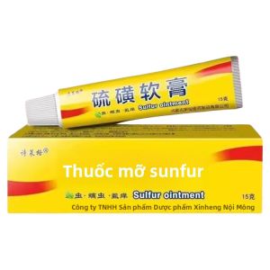 Sulfur Màu Be Kem Dưỡng Da Toàn Thân Để Sử Dụng Bên Ngoài Kháng Khuẩn Giảm Ngứa Điều Trị Ngứa Chống Nấm Sản Phẩm Chăm Sóc Da Đa Năng