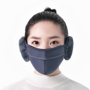 Thickened Warm Cycling Mask Womens Outdoor Running Ear Protection Face Cover Windproof Breathable Winter Sports Accessories
