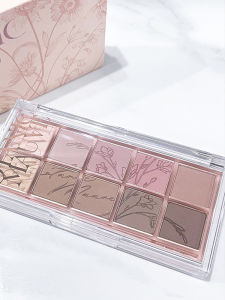 DIKALU New Color Ten Color Eyeshadow Palette 09 Earthly Love Milk Tea Autumn And Winter Full Matte Nude Color Makeup