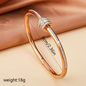 Classic Womens Stainless Steel Bracelets Set Multiple Gold Silver Color Non-Fading Bangles Fashion Jewelry Accessory Gift