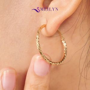 MEILYN Anting Gipsy Klip Lapis Emas Motif Ukir Line Cutt Garis All Varian 0261050015