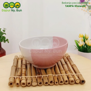 1 Pc Mangkok Nasi Besar Two Tone / 2 Warna Ukuran 6 Inch