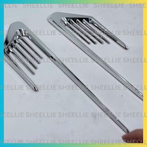 2 PCS Car Air Flow Vent Universal Silver High Quality Car Accessories Fast Shipping