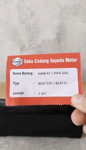 1 Pasang Handfat + Pipa Gas Handgrip Assy Beat FI / Beat ESP (Max1)