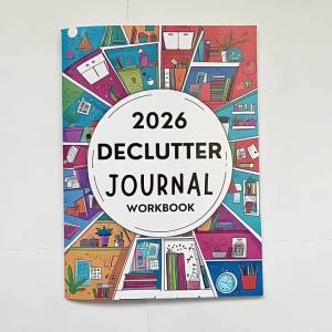 Declutter Journal Workbook for Home Organization Efficient Storage Solution with Tracking Sheets Professional Organizing Planner