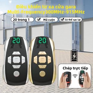 Máy Sao Chép Chìa Khóa Có Thể Sạc Lại 20 Kênh Điều Khiển Từ Xa Đa Năng Nhân Bản Đa Tần Số 300-915Mhz Cho Bộ Điều Khiển Cổng Nhà Để Xe