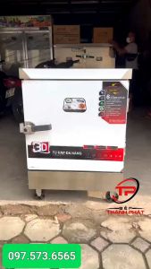 Tủ hấp cơm 6 khay Công Nghiệp. Giá Tốt Nhất Thị Trường