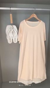 SATIN FABRIC ชุดเสื้อยืดยาว ชุดโอเวอร์ไซส์ ชุดผู้หญิง 🎂 ใส่สบาย ระบายอากาศได้ดี S-1011