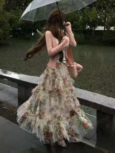 LIRUSHAN | Pink Floral Womens Dress