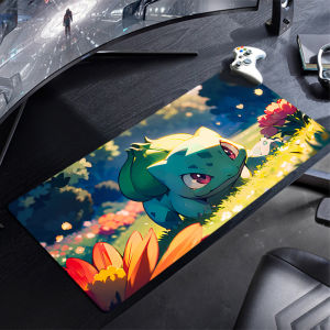 Potdemiel | Large E-sports Mouse Pad P-Pikachus anime XXL Smooth Flexible Rubber Gamer PC Computer Keyboard For CSGO Kawaii Mosuepad
