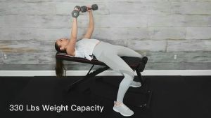 OneTwoFit Ghế tập tạ đa năng Ghế gập bụng chống đẩy tập gym đa năng có thể gấp lại Có thể điều chỉnh độ nghiêng