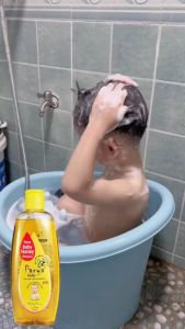 Two-In-One Shampoo And Bath Baby Shampoo Papaya Baby Shampoo 400ml Suitable For Sensitive Baby Skin Baby Bath Effective Moisturizing Cleans Gently And Does Not Irritate Protects Baby Skin And Scalp Health