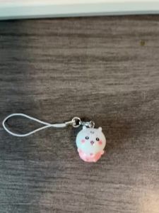 Bandai | Móc Khóa Nhựa Resin Hachiware Usagi Momonga Series Mini Swaddle Kiểu Hoạt Hình Dễ Thương Móc Treo Điện Thoại Đồ Trang Trí ACG