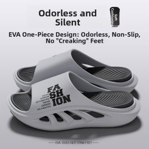 MONLEYTA | 2025 New Mens Slippers Indoor Bathing Thick Bottom Outdoor Wearable EVA Anti-Slip Home Comfortable Summer Slippers