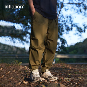 INFLATION brand mens outdoor cycling silhouette workwear plastic leg pants for spring/summer 2024 trendy brand new products straight tube loose casual pants