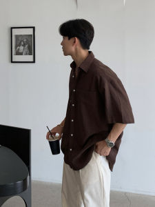 Ssumenam | Light Linen Vintage Style Summer Shirt