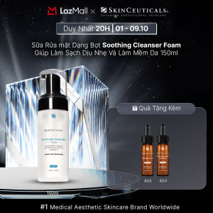 Sữa rửa mặt dạng bọt SKINCEUTICALS SOOTHING CLEANSER FOAM 150ml