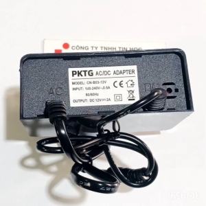 Adapter Camera 12V - 2A (Đầu cắm 5.5mm x 2.1mm) / Treo ngoài trời chống sét chống mưa