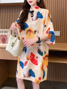 Retro Flared Sleeveless T-Shirt Womens Design Sensation Small Audience plus Size Summer New Style Courtyard Commute Style