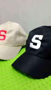 Topi Baseball Bordir Wanita Dan Pria Simple Kekinian TINGGAL PILIH