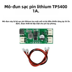 Aideepen | Mô-đun Sạc Pin Lithium TP5400 1A Bộ Chuyển Đổi Tăng Áp 5V 1A Mô-đun Sạc Dự Phòng Micro USB Cho Mạch Tích Hợp