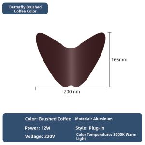 QIANQIU | Waterproof Modern Butterfly Wall Light