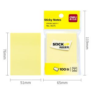 deli | Deli Sticky Notes Pad Office Student Use Tearable Small Notebook Label Paper Business Supplies Cultural Goods Stationery