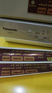 Tem hướng dẫn tiếng Việt (hoặc làm Tem trang trí) cho máy rửa bát nội địa Nhật (Bộ nguyên tấm TR6-9)