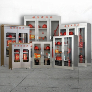 Fire Safety Cabinet Display for Public Areas
