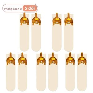 Phim Hoạt Hình Đôi Tất Mèo Đôi Giữa Bắp Chân Ấm Áp Mùa Đông Dành Cho Bà Bầu Polyester Ấm Cúng Quà Tặng Cho Những Người Yêu Mèo Quà Tặng Giáng Sinh Cho Gia Đình