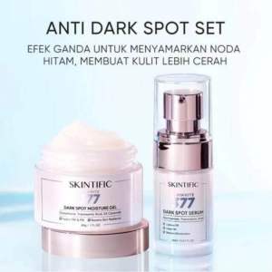 SKINTIFIC -2pcs Paket-Skincare Set | Symwhite 377 Dark Spot Moisture Gel 30g + 377 Dark Spot Serum 20ml | Niacinamide Brightening Acner Glowing Barrier Anti-Aging ExfolLactic Acidiating Brightening Whitening Blackhead Removal Peeling