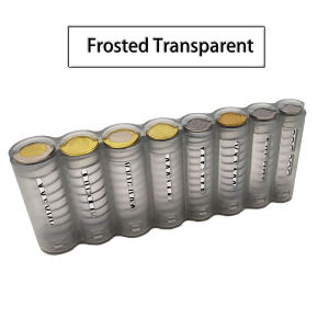 8 Slots Euro Coin Holder Dispenser Black Coin Sorter Collector With Spring Waiter Cashier Driver Small Change Storage Safe Box