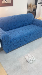 Sofa Cover Stretchable Plain Color Couch Cover Set L Shape I Type 1 2 3 4 Seater  Home Living Room Decor Sofa Protector Sale