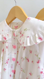 Blouse Anak Perempuan / Atasan Kemeja Bahan Lembut / BLOUSE ANAK MOTIF BUNGA Usia 2-8 Tahun