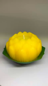 Lotus Candle Big (Pink/Yellow) [2pcs/Set] 大莲花烛 (粉/黄)【2粒装】
