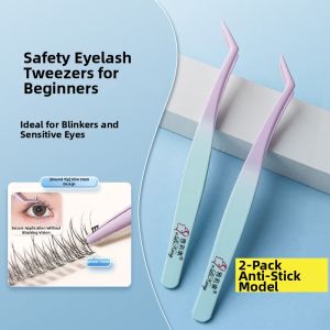 YALIKANG | High Precision Non-Stick Safe Eyelash Extension Tweezers