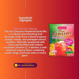 Glorious Four Seasons Powdered Drink Mix by 10s