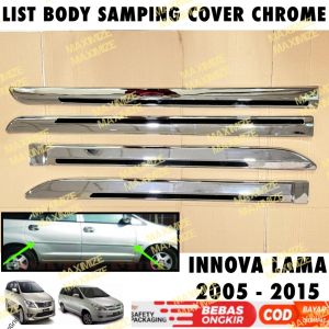 List Body Samping Innova Lama Old 2005 2011 2013 2015 Cover Chrome