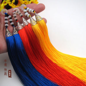 จี้ปลายด้ายโพลีเอสเตอร์สองหาง จี้อเนกประสงค์สำหรับงานฝีมือ DIY สร้อยคอแฟชั่น เครื่องประดับอุปกรณ์เสริม